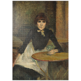 Darstellung des Puzzle-Motivs A la Bastille (Jeanne Wenz) (1888) painting by Henri de Toulouse-Lautrec – Puzzleteile: 1000