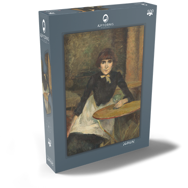 A la Bastille (Jeanne Wenz) (1888) painting by Henri de Toulouse–Lautrec 500 Puzzle Schachtel Ansicht2
