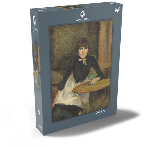 A la Bastille (Jeanne Wenz) (1888) painting by Henri de Toulouse–Lautrec 500 Puzzle Schachtel Ansicht2