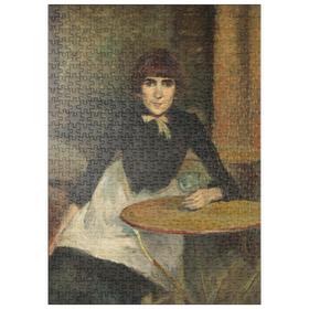 Darstellung des Puzzle-Motivs A la Bastille (Jeanne Wenz) (1888) painting by Henri de Toulouse-Lautrec – Puzzleteile: 500