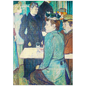 Darstellung des Puzzle Motivs A Corner of the Moulin de la Galette (1892) by Henri de Toulouse-Lautrec - Puzzleteile: 1000
