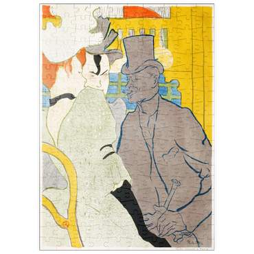 puzzleplate The Englishman at the Moulin Rouge (1892) by Henri de Toulouse–Lautrec 200 Puzzle