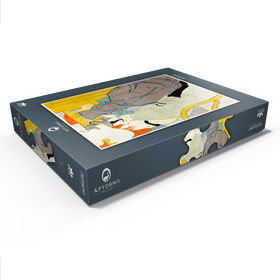 Darstellung des Puzzle Motivs The Englishman at the Moulin Rouge (1892) by Henri de Toulouse-Lautrec - Puzzleteile: 500