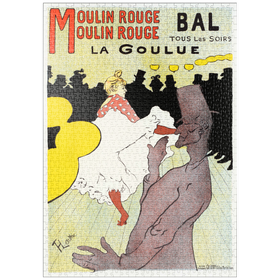 Darstellung des Puzzle-Motivs Affiche pour le Moulin Rouge la Goulue (1898) by Henri de Toulouse-Lautrec – Puzzleteile: 1000