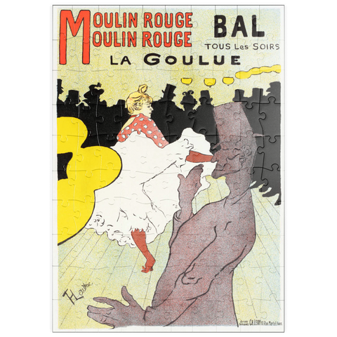 puzzleplate Affiche pour le Moulin Rouge la Goulue (1898) by Henri de Toulouse–Lautrec 100 Puzzle