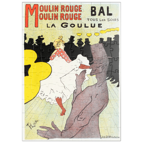 Darstellung des Puzzle Motivs Affiche pour le Moulin Rouge la Goulue (1898) by Henri de Toulouse-Lautrec - Puzzleteile: 100