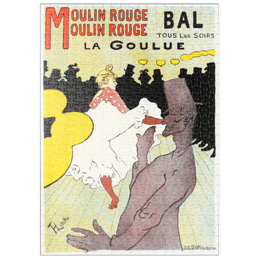 puzzleplate Affiche pour le Moulin Rouge la Goulue (1898) by Henri de Toulouse–Lautrec 500 Puzzle