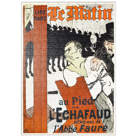 Darstellung des Puzzle-Motivs Au Pied de l’Echafaud (1893) by Henri de Toulouse-Lautrec – Puzzleteile: 200