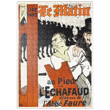puzzleplate Au Pied de l’Echafaud (1893) by Henri de Toulouse–Lautrec 200 Puzzle