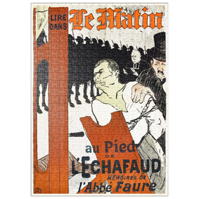 Darstellung des Puzzle-Motivs Au Pied de l’Echafaud (1893) by Henri de Toulouse-Lautrec – Puzzleteile: 500