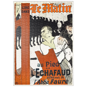 puzzleplate Au Pied de l’Echafaud (1893) by Henri de Toulouse–Lautrec 500 Puzzle