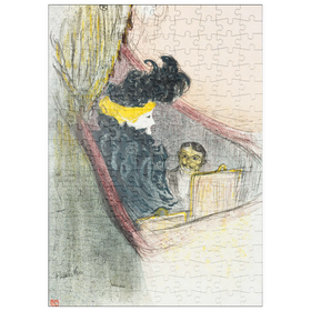 Darstellung des Puzzle-Motivs A Princely Idyl, Clara Ward (1897) by Henri de Toulouse-Lautrec – Puzzleteile: 200