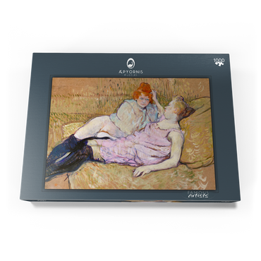 The Sofa (ca.1894–1896) by Henri de Toulouse–Lautrec 1000 Puzzle Schachtel Ansicht3