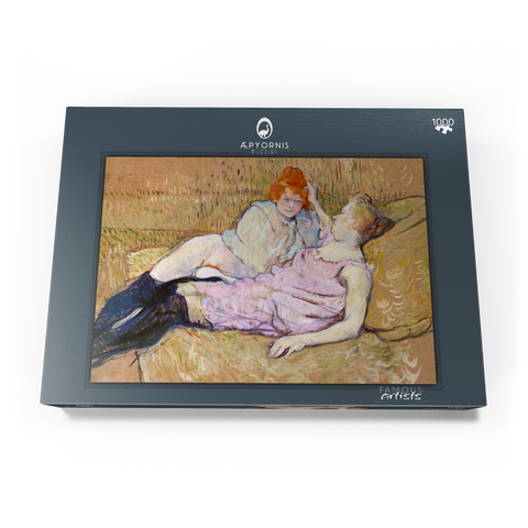 The Sofa (ca.1894–1896) by Henri de Toulouse–Lautrec 1000 Puzzle Schachtel Ansicht3