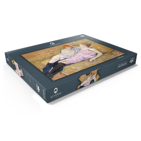 Darstellung des Puzzle Motivs The Sofa (ca.1894–1896) by Henri de Toulouse-Lautrec - Puzzleteile: 200