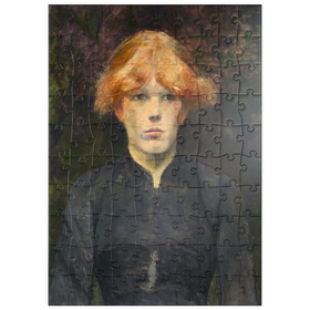 Darstellung des Puzzle Motivs Carmen (ca. 1884 ) by Henri de Toulouse-Lautrec - Puzzleteile: 100