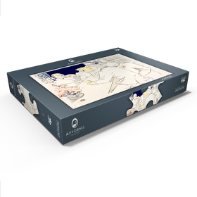 Darstellung des Puzzle Motivs The Irish and American Bar, Rue Royale (1896) by Henri de Toulouse-Lautrec - Puzzleteile: 500