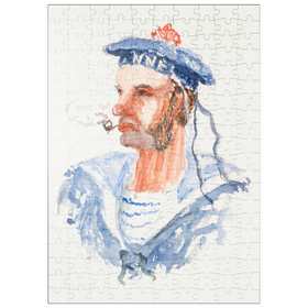 Darstellung des Puzzle Motivs Marin (ca. 1879-1880) by Henri de Toulouse-Lautrec - Puzzleteile: 200