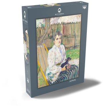 Lady with a Dog (1891) by Henri de Toulouse–Lautrec 1000 Puzzle Schachtel Ansicht2