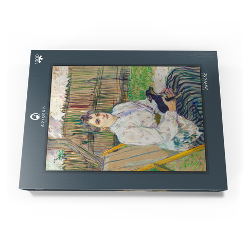 Lady with a Dog (1891) by Henri de Toulouse–Lautrec 1000 Puzzle Schachtel Ansicht3