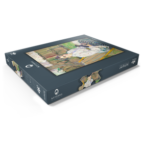 Darstellung des Puzzle Motivs Lady with a Dog (1891) by Henri de Toulouse-Lautrec - Puzzleteile: 200