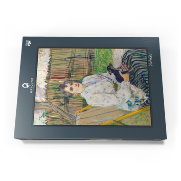 Lady with a Dog (1891) by Henri de Toulouse–Lautrec 500 Puzzle Schachtel Ansicht3