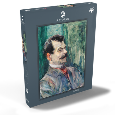 Portrait of André Rivoire (1901) by Henri de Toulouse–Lautrec 100 Puzzle Schachtel Ansicht2