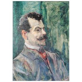 Darstellung des Puzzle Motivs Portrait of André Rivoire (1901) by Henri de Toulouse-Lautrec - Puzzleteile: 200