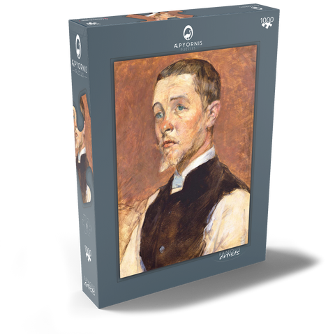 Albert (René) Grenier (1858–1925) (1887) by Henri de Toulouse–Lautrec 1000 Puzzle Schachtel Ansicht2