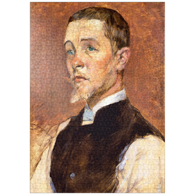 Darstellung des Puzzle-Motivs Albert (René) Grenier (1858-1925) (1887) by Henri de Toulouse-Lautrec – Puzzleteile: 1000