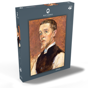 Albert (René) Grenier (1858–1925) (1887) by Henri de Toulouse–Lautrec 100 Puzzle Schachtel Ansicht2