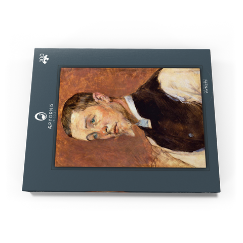 Albert (René) Grenier (1858–1925) (1887) by Henri de Toulouse–Lautrec 100 Puzzle Schachtel Ansicht3