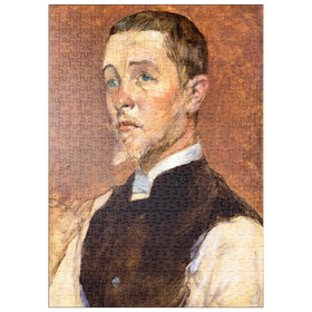 Darstellung des Puzzle-Motivs Albert (René) Grenier (1858-1925) (1887) by Henri de Toulouse-Lautrec – Puzzleteile: 500