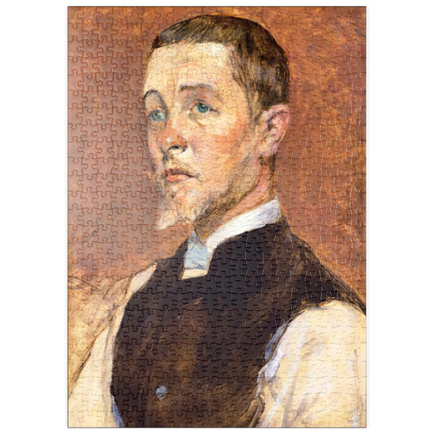 puzzleplate Albert (René) Grenier (1858–1925) (1887) by Henri de Toulouse–Lautrec 500 Puzzle