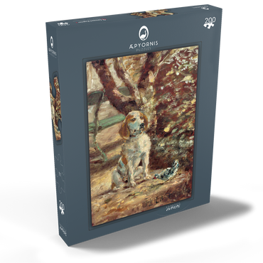 The Artist's Dog Flèche (ca.1881) by Henri de Toulouse–Lautrec 200 Puzzle Schachtel Ansicht2