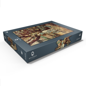 Darstellung des Puzzle Motivs The Artist's Dog Flèche (ca.1881) by Henri de Toulouse-Lautrec - Puzzleteile: 500