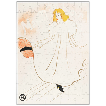 puzzleplate May Milton by Henri de Toulouse–Lautrec (1864-1901) 100 Puzzle