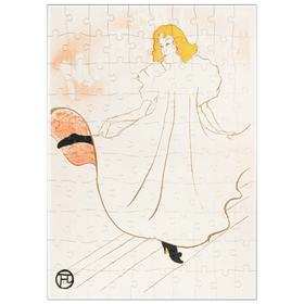 Darstellung des Puzzle Motivs May Milton by Henri de Toulouse-Lautrec (1864-1901) - Puzzleteile: 100