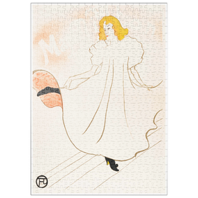 Darstellung des Puzzle Motivs May Milton by Henri de Toulouse-Lautrec (1864-1901) - Puzzleteile: 500