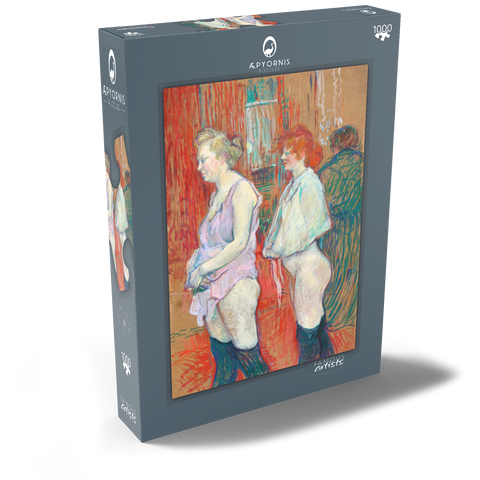 Rue des Moulins (1894) by Henri de Toulouse–Lautrec 1000 Puzzle Schachtel Ansicht2