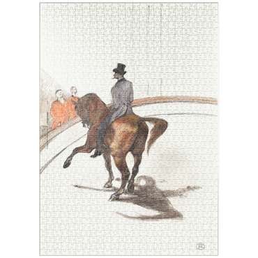 puzzleplate At the Circus: The Spanish Walk (Au Cirque: Le Pas espagnol) (1899) by Henri de Toulouse–Lautrec 1000 Puzzle
