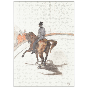 Darstellung des Puzzle-Motivs At the Circus: The Spanish Walk (1899) by Henri de Toulouse-Lautrec – Puzzleteile: 200