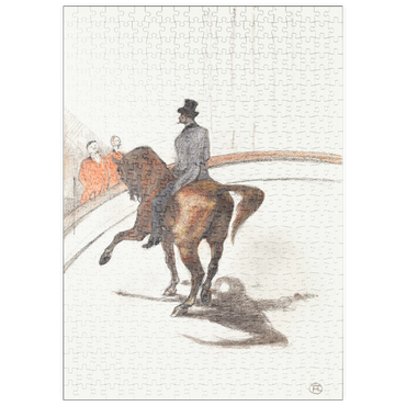 puzzleplate At the Circus: The Spanish Walk (Au Cirque: Le Pas espagnol) (1899) by Henri de Toulouse–Lautrec 500 Puzzle