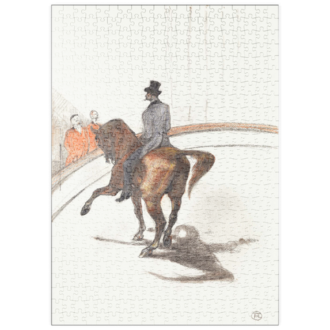 puzzleplate At the Circus: The Spanish Walk (Au Cirque: Le Pas espagnol) (1899) by Henri de Toulouse–Lautrec 500 Puzzle