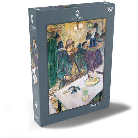 Monsieur Boileau at the Café (1893) by Henri de Toulouse–Lautrec 1000 Puzzle Schachtel Ansicht2