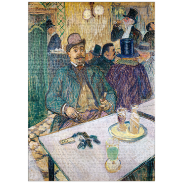 puzzleplate Monsieur Boileau at the Café (1893) by Henri de Toulouse–Lautrec 1000 Puzzle
