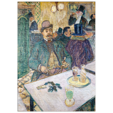 puzzleplate Monsieur Boileau at the Café (1893) by Henri de Toulouse–Lautrec 200 Puzzle