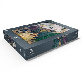 Darstellung des Puzzle Motivs Monsieur Boileau at the Café (1893) by Henri de Toulouse-Lautrec - Puzzleteile: 500