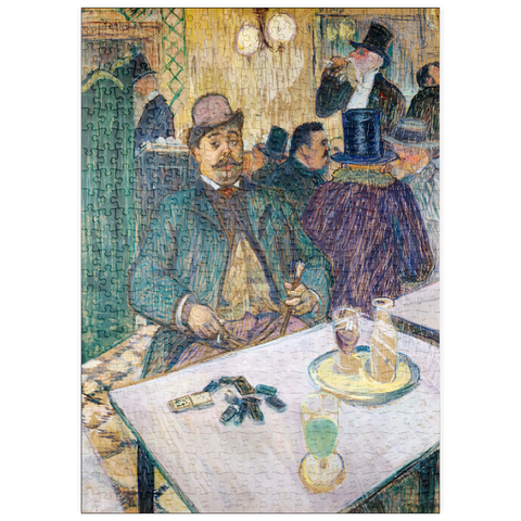 puzzleplate Monsieur Boileau at the Café (1893) by Henri de Toulouse–Lautrec 500 Puzzle