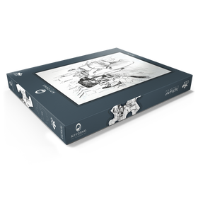 Darstellung des Puzzle Motivs The Laundress (1888) drawing by Henri de Toulouse-Lautrec - Puzzleteile: 100